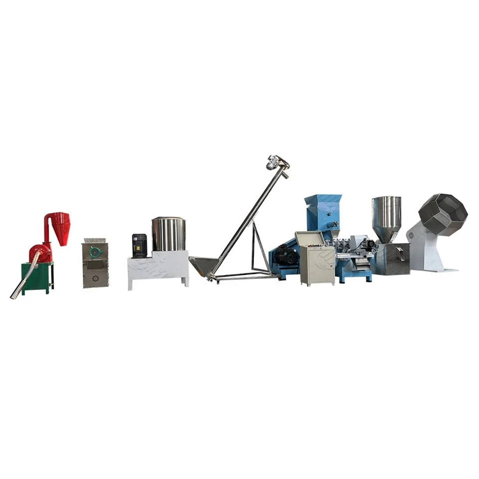 40–2000 kg/h Fischfutter-Extruder-Pellet-Futter-Produktionslinie