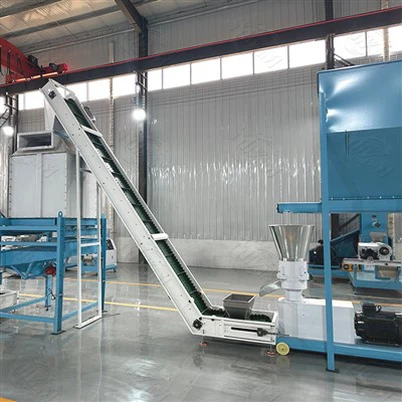 Farmpelletproduktionslinie