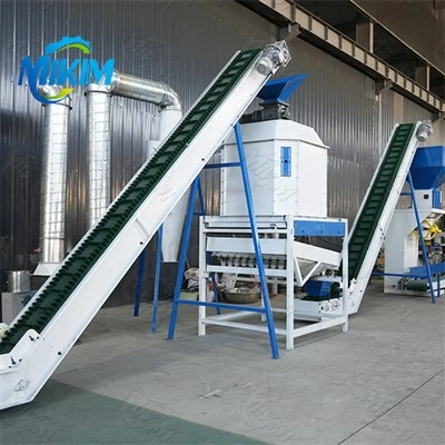 Strohhalmpelletproduktionslinie